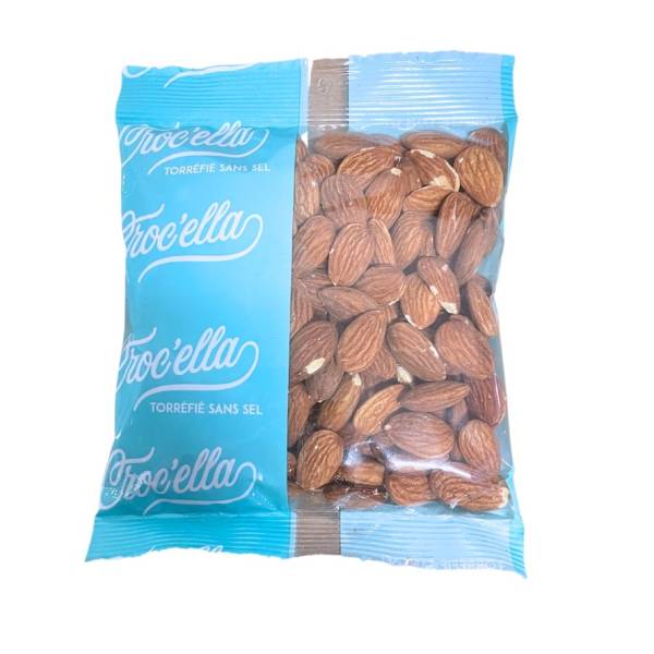 Roasted almonds without salt 200gr bag