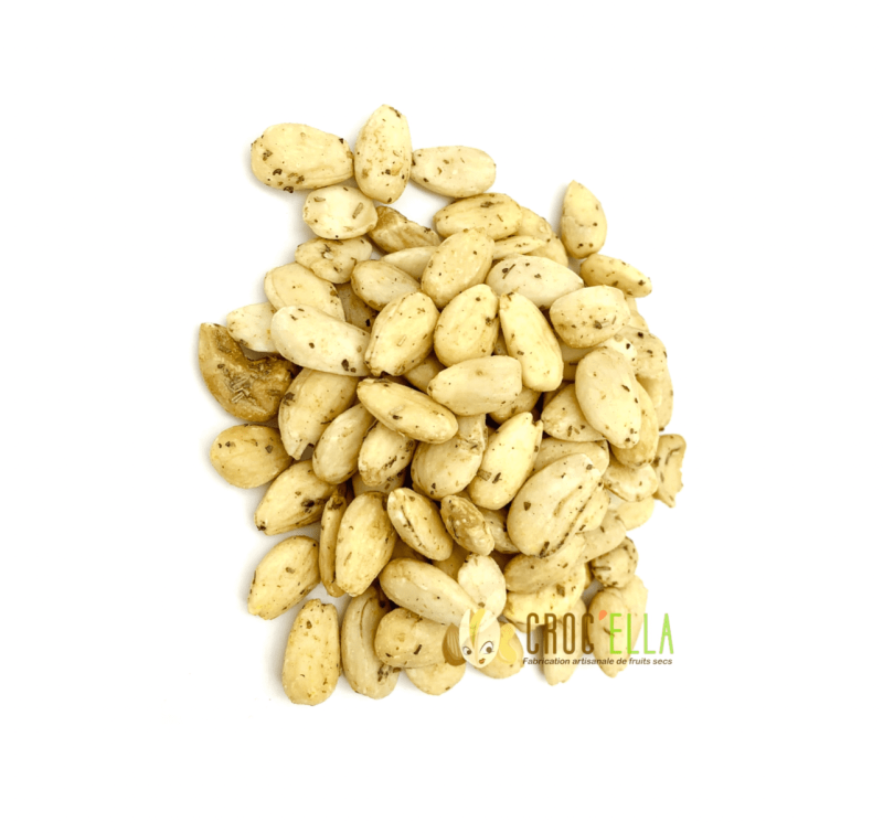 Roasted White Almonds with Garlic and Herbs