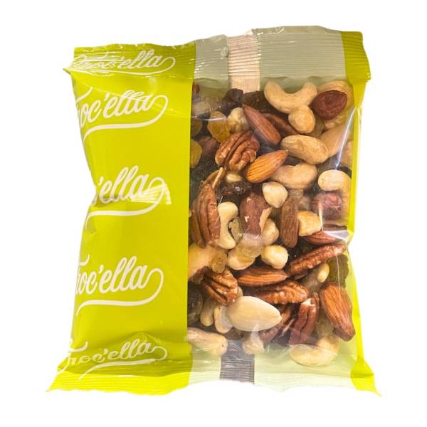 Superior Mendiant Mix - 150g Heart Pouch CROC'ELLA for food professionals in France.