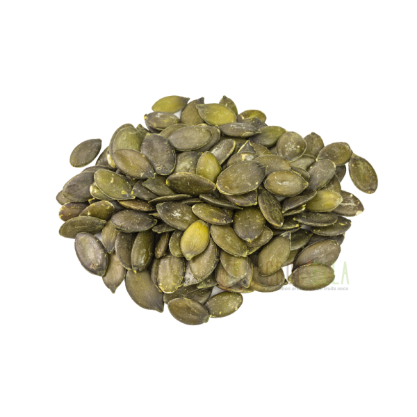Organic roasted salted peeled pumpkin seeds CROC'ELLA