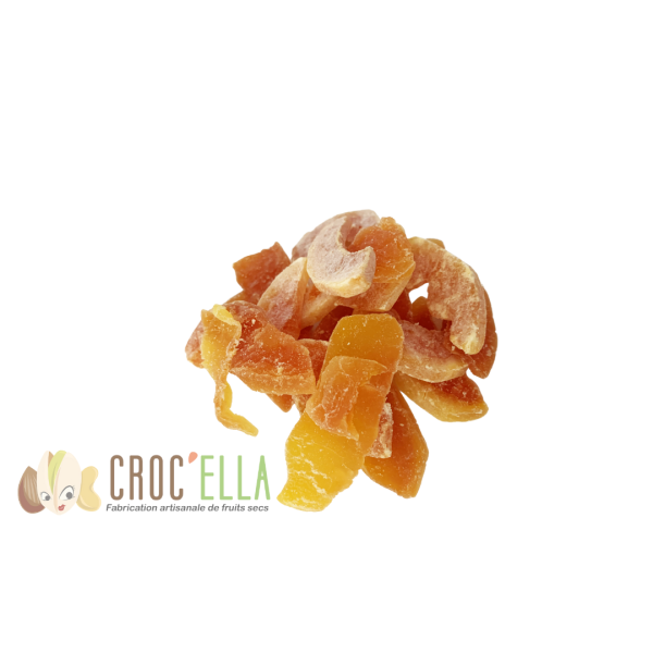 Dehydrated papayas by CROC’ELLA - 3kg bucket for wholesalers and distributors in FRANCE