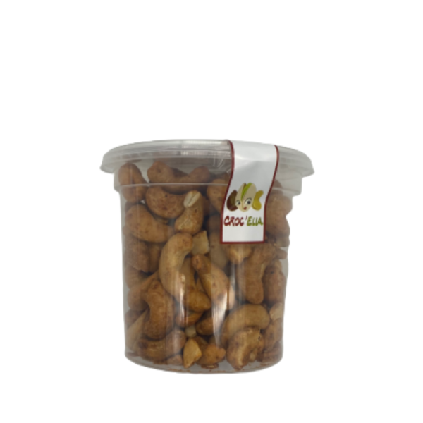 Spicy Cashews by CROC’ELLA - 160g Jar for Wholesalers and Distributors in France