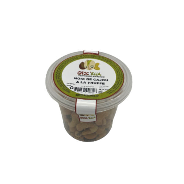 Truffle Cashews by CROC’ELLA - 160g Jar for Wholesalers and Distributors in France