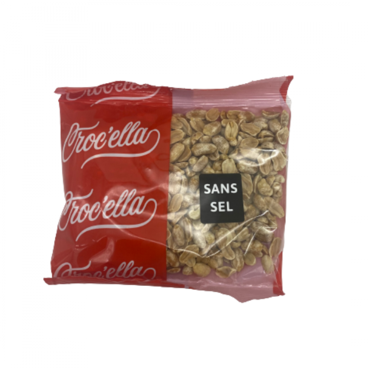 arachides blanches grillées sans sel en sachet croc'ella