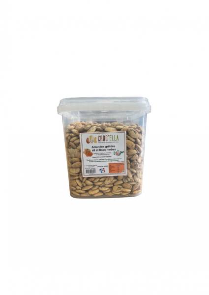 Roasted White Almonds with Garlic and Herbs