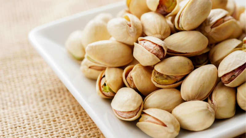 roasted pistachios croc'ella